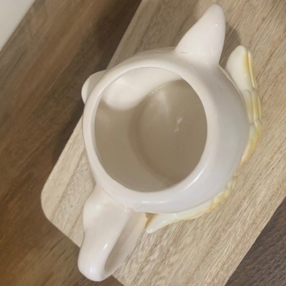 Exclusive Pier One Imports Hand-Painted Dolomite Flying Pig w/Wings Ceramic Mug - Picture 4 of 5